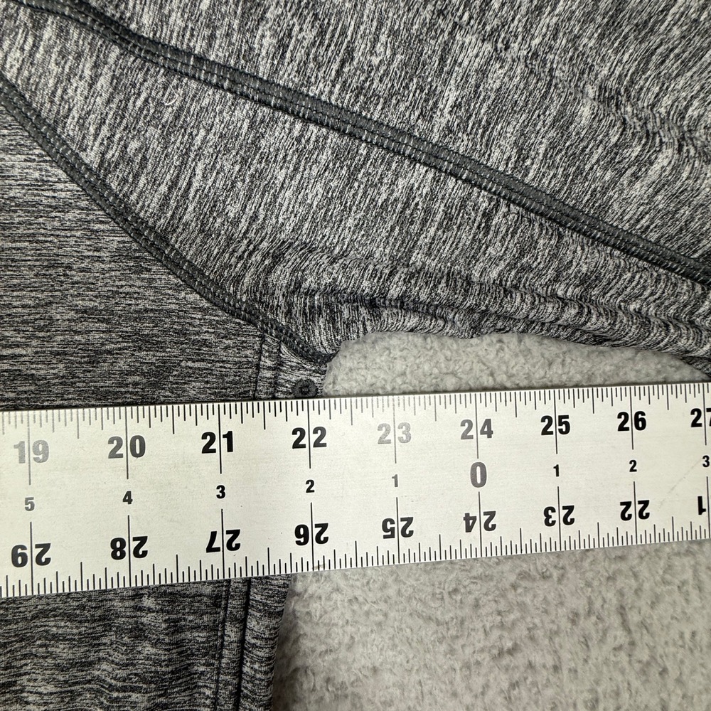 ATHLETA Pacifica Baja Gray Heathered Full Zip‎ Hoodie Long Sleeve Thumbholes XL - Picture 6 of 9
